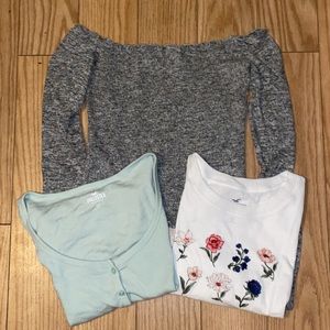 hollister shirt bundle